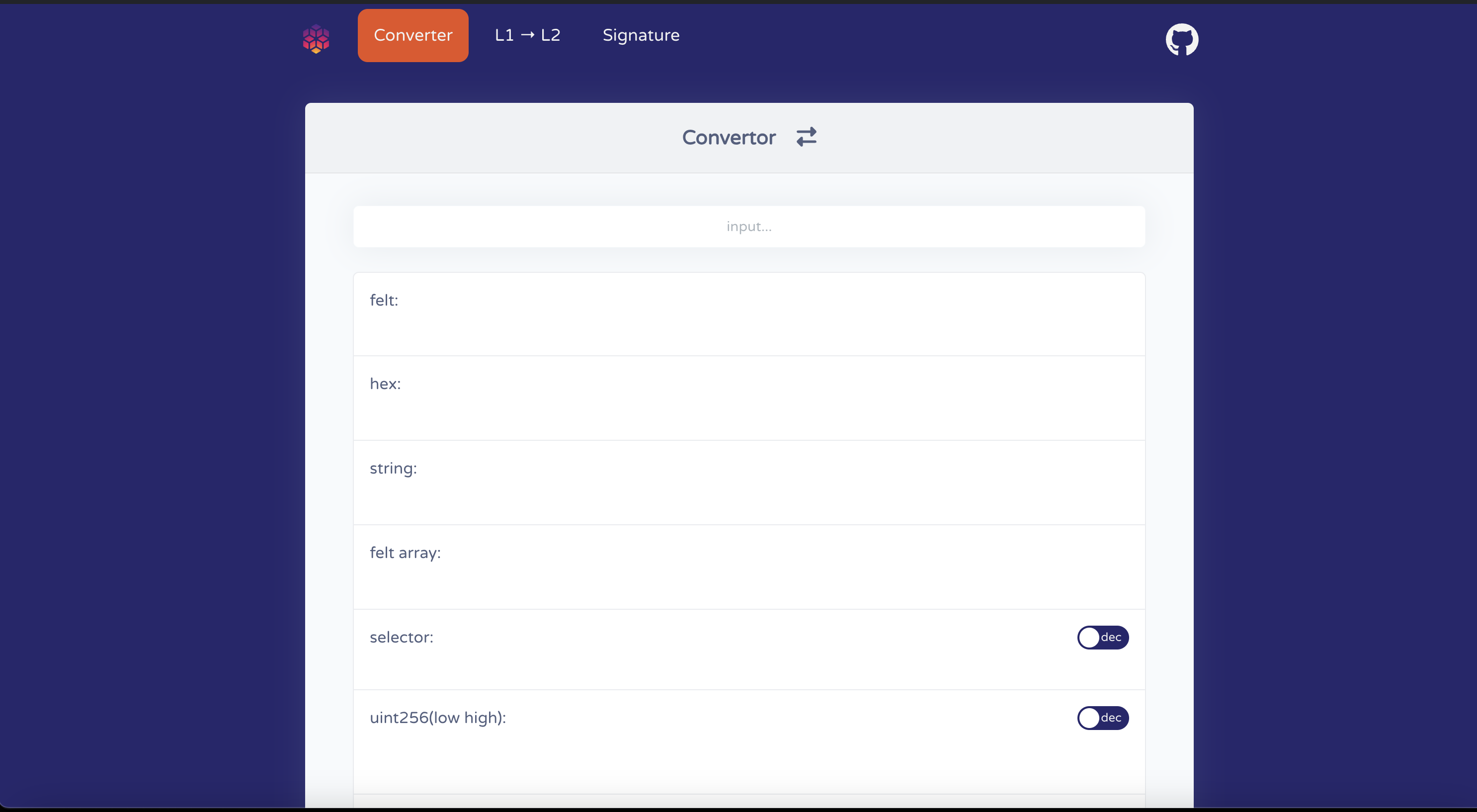 starknet converter